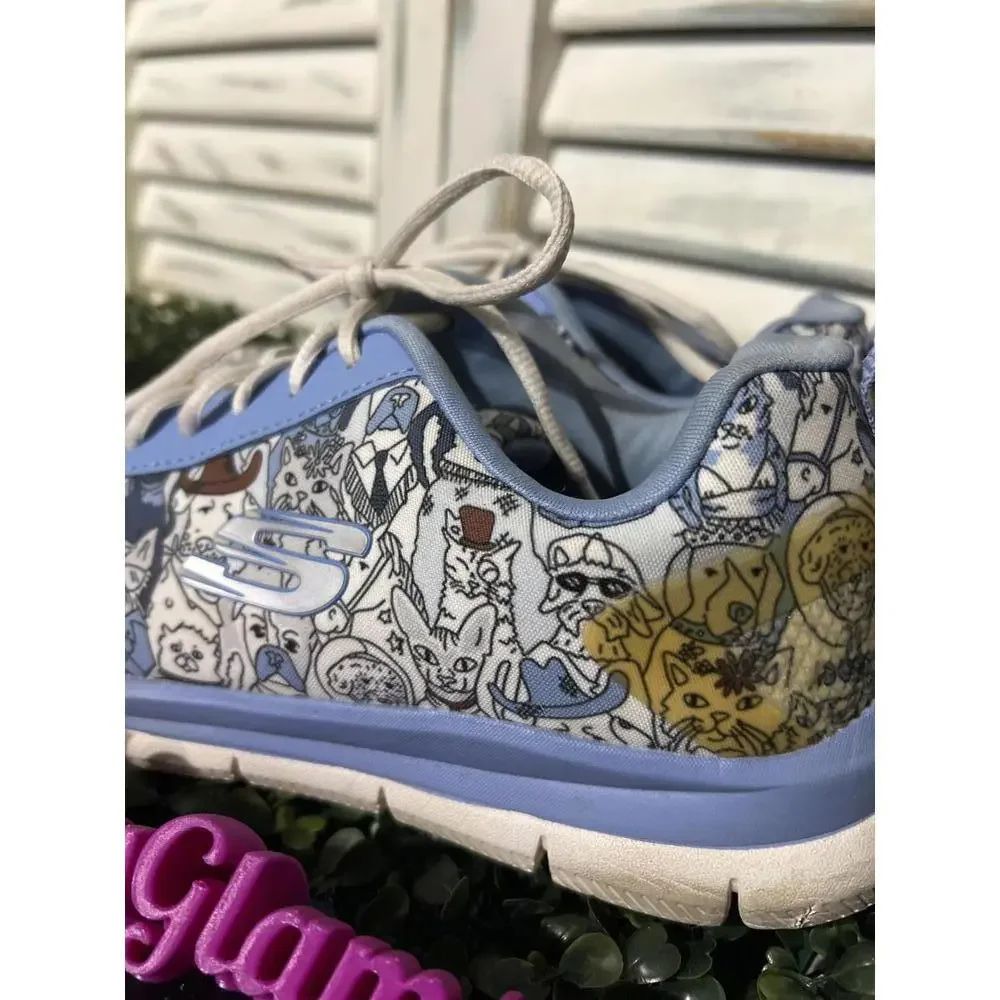 Skechers Comfort Flex happy trails cartoon animal print 10 - Picture 6 of 8